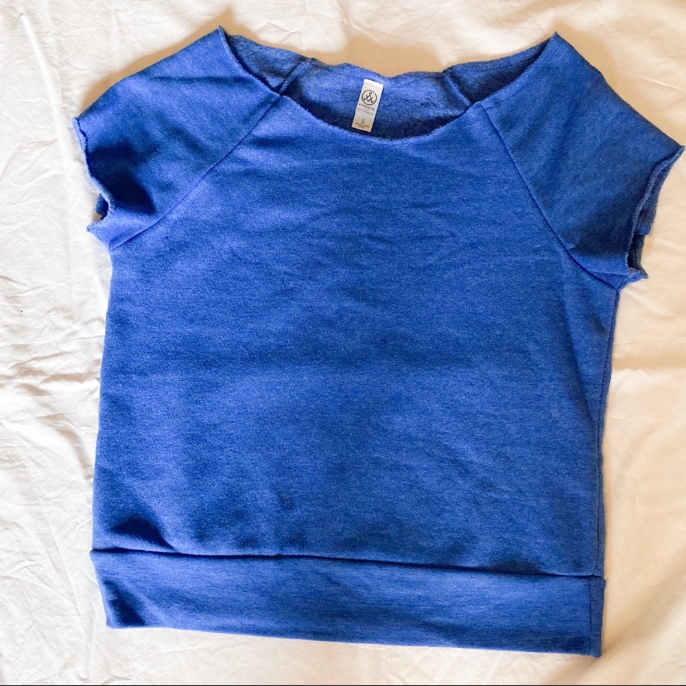 Alternative Apparel Off Shoulder Sweatshirt